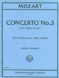 CONCERTO #3 IN E FLAT E FLAT HORN cover